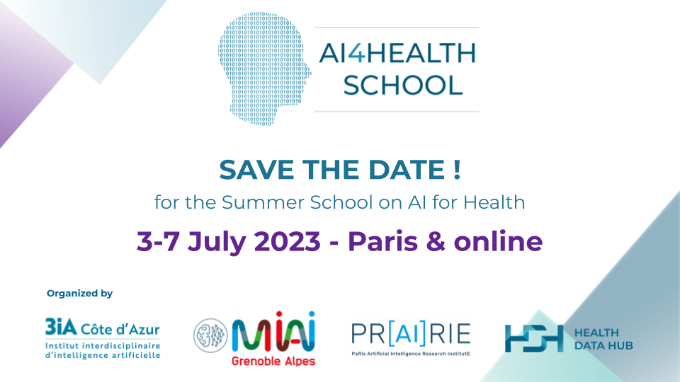 AI4HEALTHSCHOOL 2023 - Banner